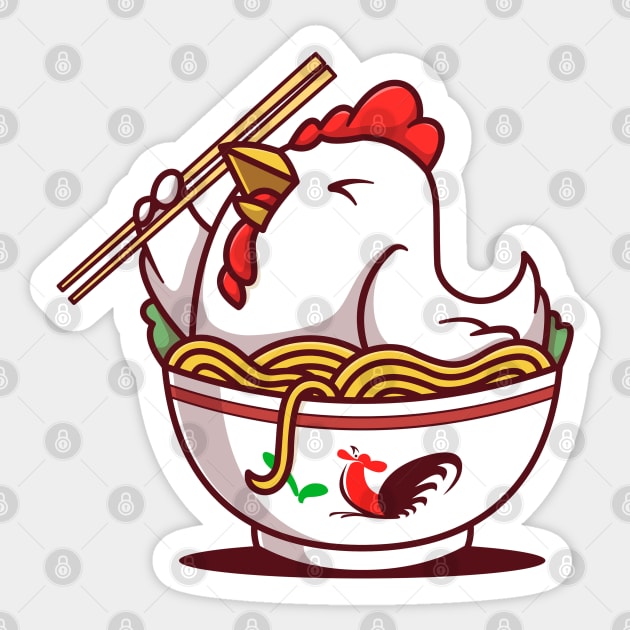 CHICKEN SOUP SUPERBOWL Sticker by Vansa Design